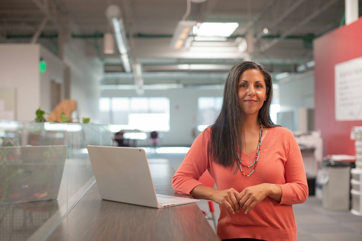 Consultant in an office
