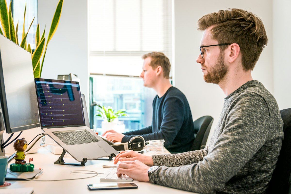 Office team at their desks